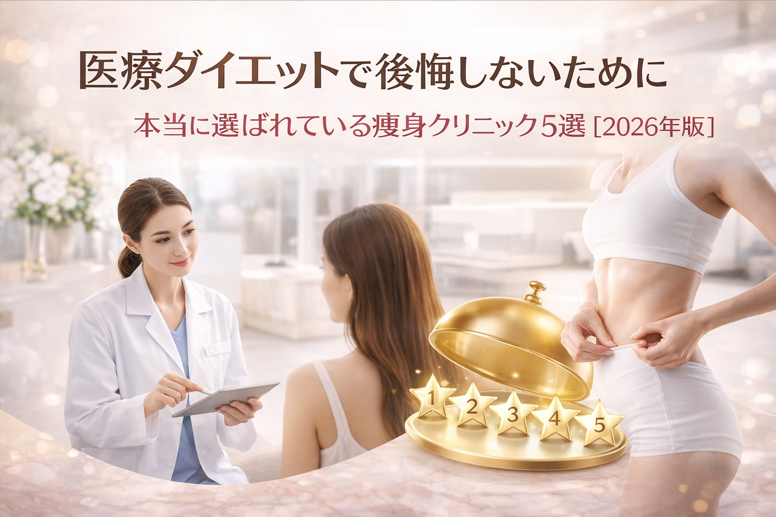 医療ダイエットで後悔しないために｜本当に選ばれている痩身クリニック5選【2026年版】